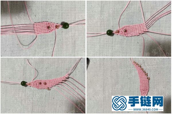中國結簡單DIY教程_編繩守護之翼的過程圖 