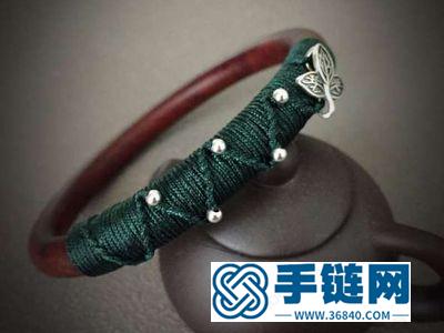 玉線編繩應用技巧_簡單DIY擰花紋手鐲 
