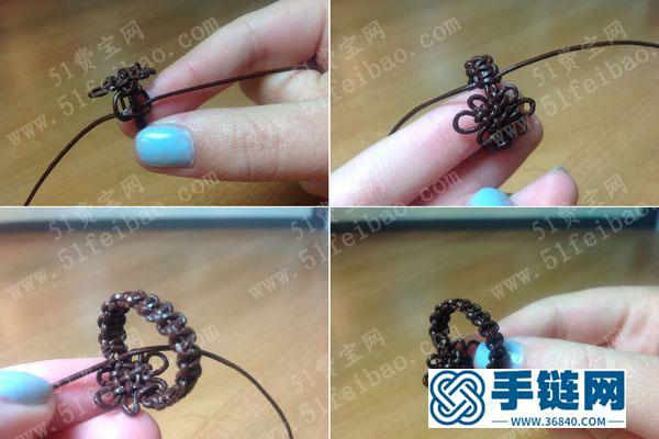 怎么做中國結盤長結繩編戒指 