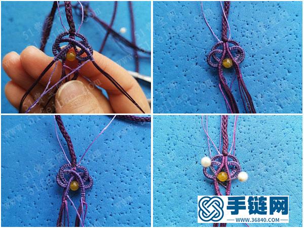 怎么做手工編織_項鏈繩云朵小尾扣圖解 