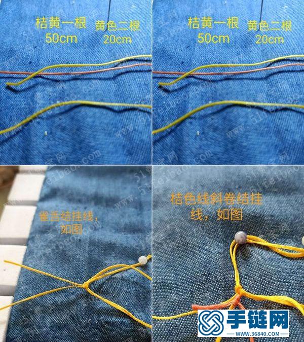 蠟線編繩作品_經典小花的編法方法 