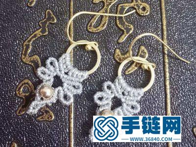 編法耳環教程_蠟彩金編繩耳環過程教學 
