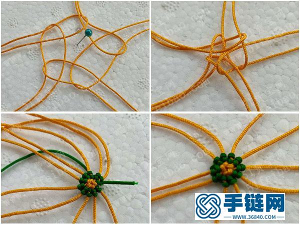 新手編法入門_編繩玉線小花花詳細圖解 