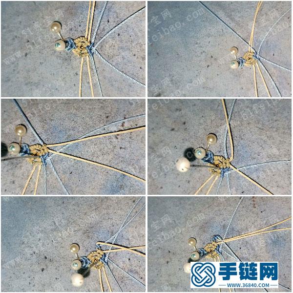 漂亮耳環的編法_簡單DIY編繩組合耳環圖解 