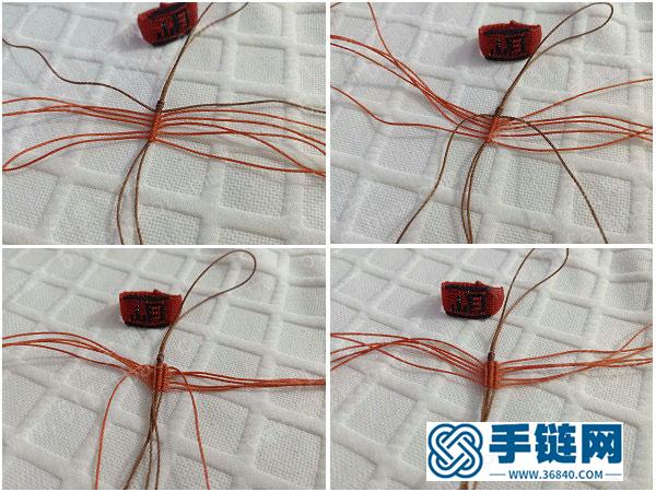 好看的編法手創_編繩對蝦吊墜掛飾圖解 