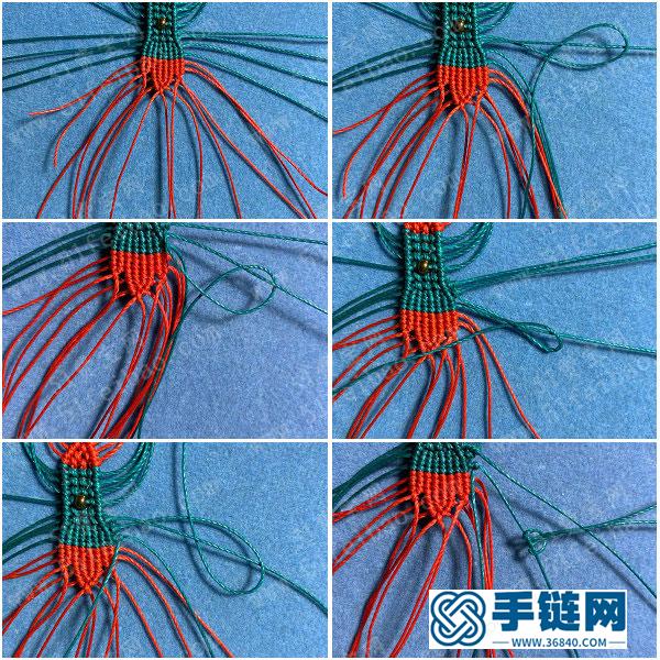 中國結手工編織_簡單DIY小火箭耳環編法圖解 