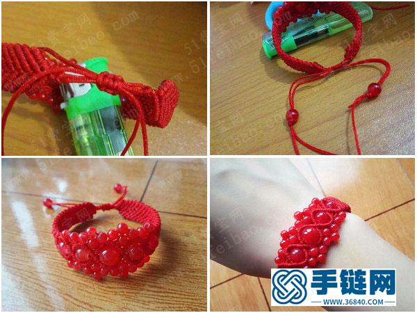 手工編織作品大全_簡單DIY斜卷結經典款手繩編法圖解 