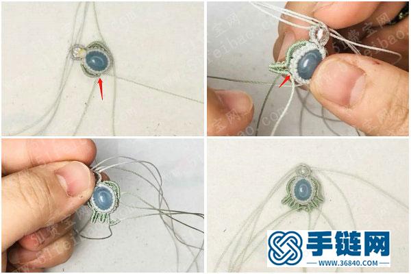 中國結編繩大全_簡單DIY天河石耳環詳細教程 