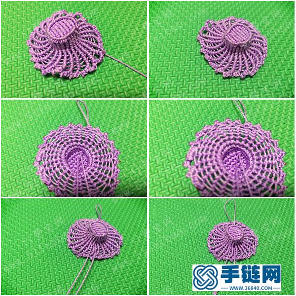 中國結編法創意_可愛的編繩小草帽手工制作教程 