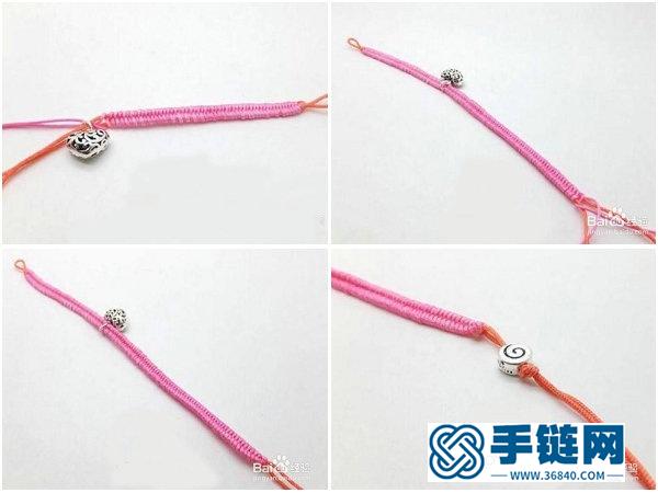 小清新編繩手繩_編法可愛的百搭女生手繩 