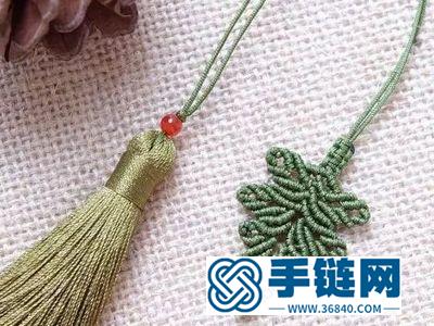 簡單DIY中國結(jié)藝_好看的手編復(fù)古風(fēng)樹葉流蘇書簽 