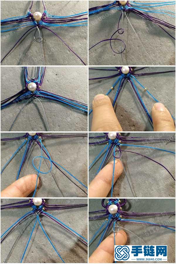 手工編織的技巧_簡單DIY編法民族風藤鐲方法圖解 
