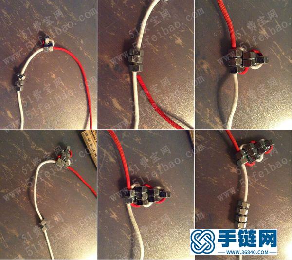 繩編螺母蜥蜴diy圖解制作教程 