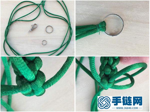 編法入門_編繩鑰匙鏈的簡單圖解 