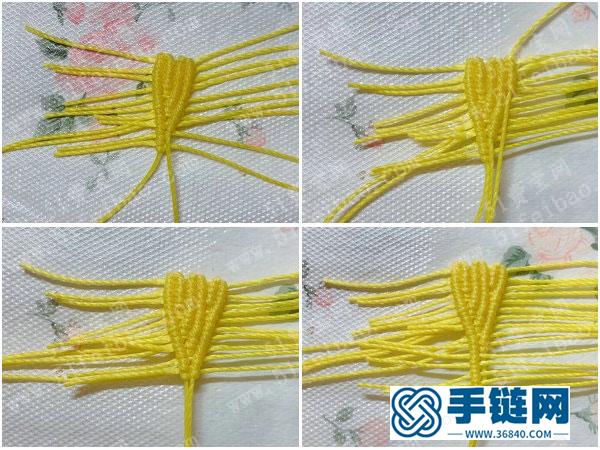 自己也能做的很好看首飾_蠟線編繩銀杏葉胸針簡單DIY圖解 