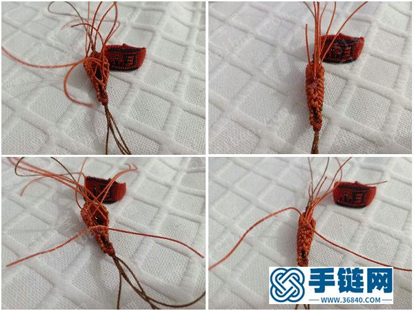 好看的編法手創_編繩對蝦吊墜掛飾圖解 