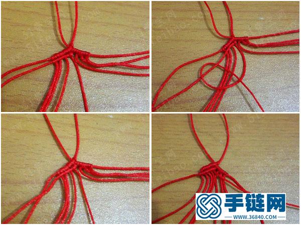 手工編織作品大全_簡單DIY斜卷結經典款手繩編法圖解 
