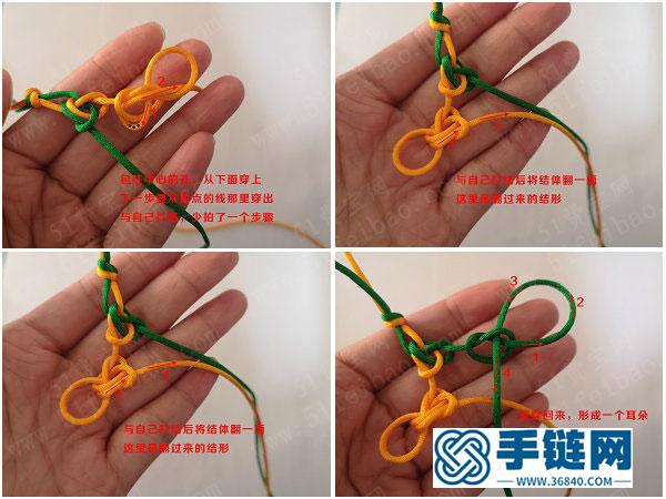 手工愛(ài)編法_冰花結(jié)菱形手編詳細(xì)圖解教程 