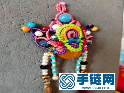 中國結手工教程_鳳冠花嫁刀馬旦編繩創意 