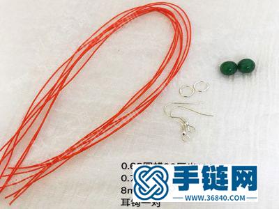 多余線頭線尾可以這樣處置_手工編織愛心耳環(huán)圖解 