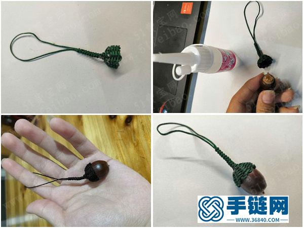 簡單DIY繩編榛子掛件制作教學 