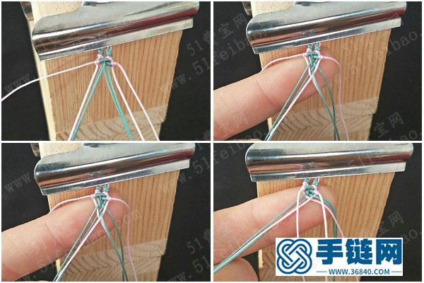 原創玉線編繩教程_簡單DIY國風刀馬旦尾扣掛飾 
