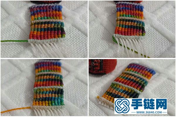 編繩民族風(fēng)飾品掛件_簡單DIY好看的漸變色蠟線耳環(huán) 