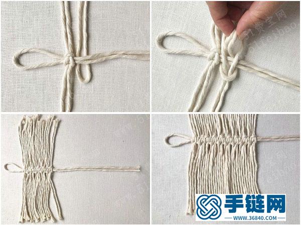 美美噠繩編流蘇羽毛掛毯簡(jiǎn)單DIY教程 