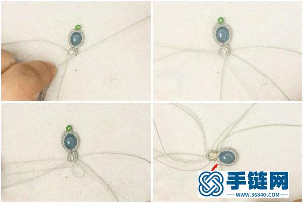 中國結編繩大全_簡單DIY天河石耳環詳細教程 