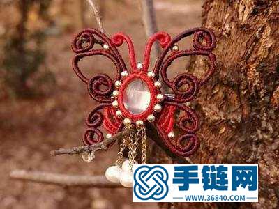 中國結(jié)的編法_編繩文藝范蝴蝶胸針編法圖解 