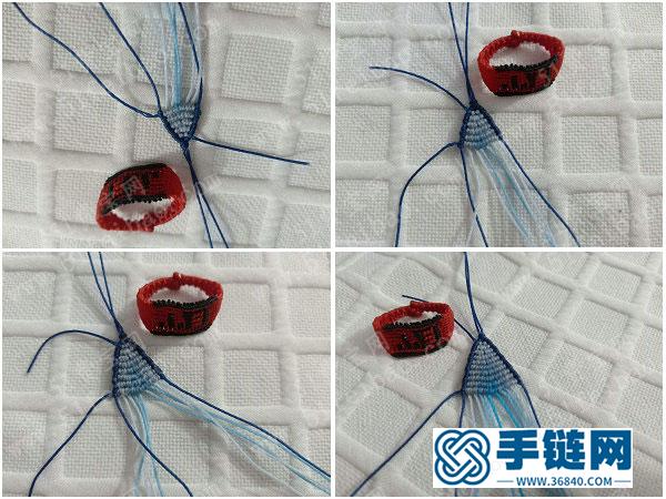 簡單DIY手編耳環(huán)_漂亮的花瓣漸變耳墜 