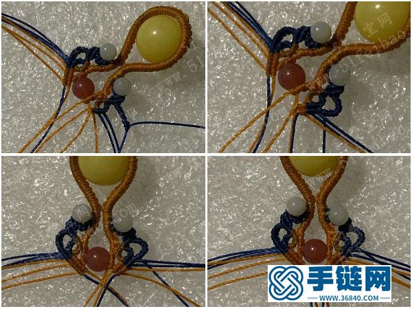 中國結大全手工_簡單DIY很簡單編繩珠子吊墜及耳墜 