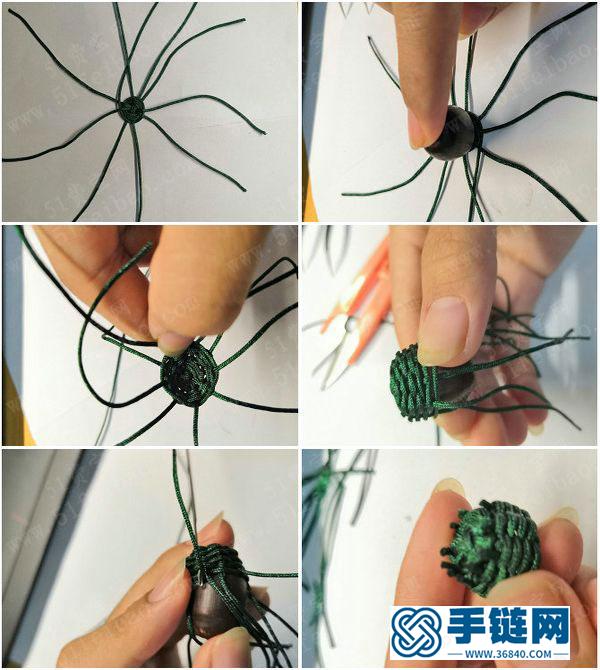 簡單DIY繩編榛子掛件制作教學 