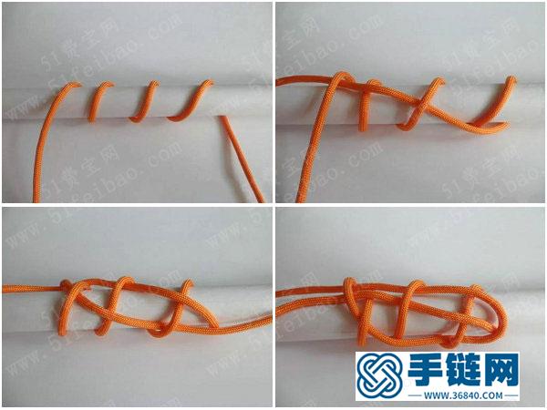 手工編織入門簡單DIY教程_一款簡單的傘繩小球制作方法 
