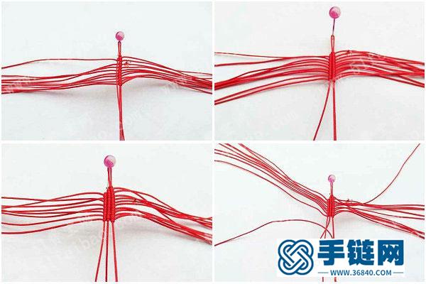 簡單教你做紅繩愛心項鏈_幾步簡單DIY超漂亮編繩項鏈吊墜 