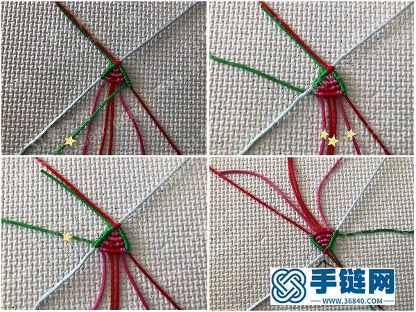 手工編織斜卷結的應用創意_簡單DIY迷你蝴蝶結裝飾 