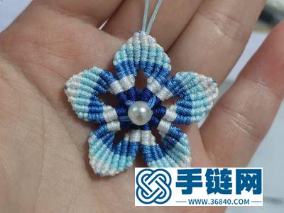 中國結(jié)編法大全_簡單DIY玉線編繩小花花教程 