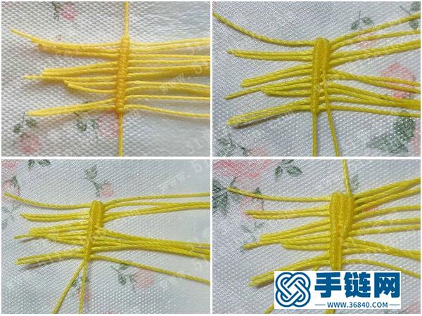 自己也能做的很好看首飾_蠟線編繩銀杏葉胸針簡單DIY圖解 