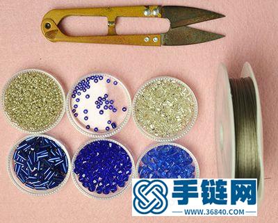 自己做手編串珠寶石戒指圖解教學 