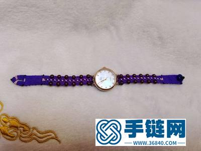 中國(guó)結(jié)編繩應(yīng)用_簡(jiǎn)單DIY創(chuàng)意編法手表表帶 