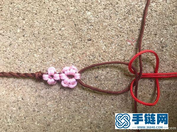 美美的桃花手鏈的編法