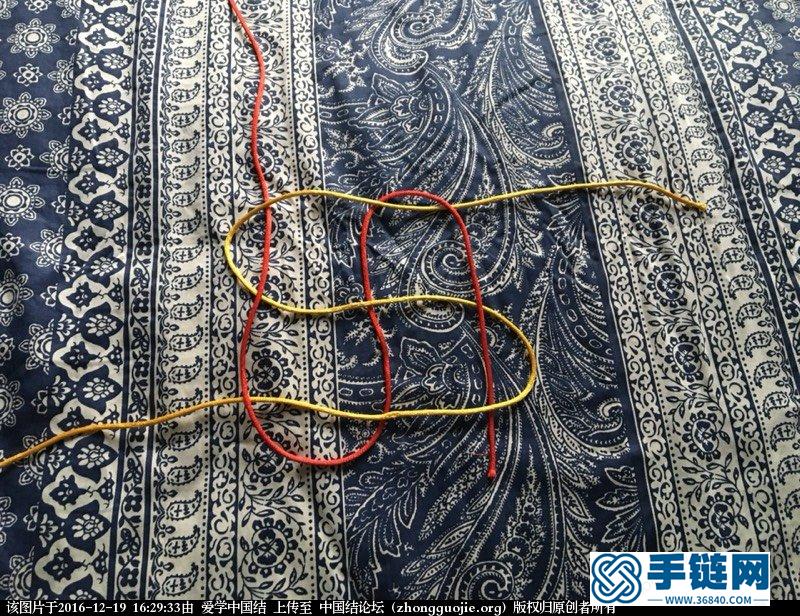 十字結（最簡單的）