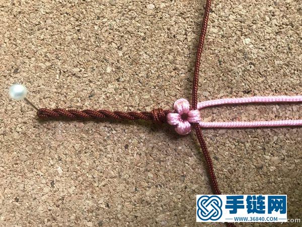美美的桃花手鏈的編法