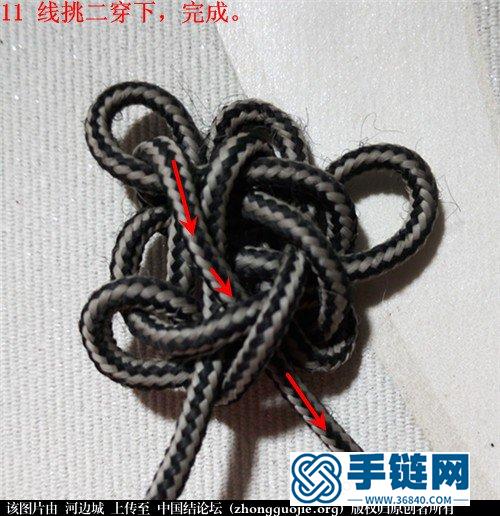 團錦六瓣鎖結主線編法