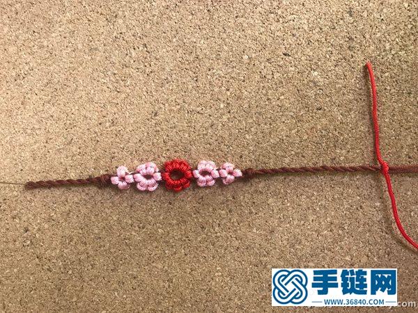 美美的桃花手鏈的編法