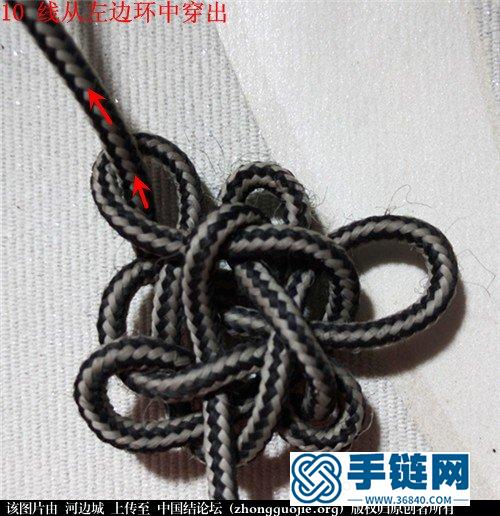 團錦六瓣鎖結主線編法