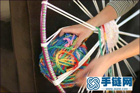 呼啦圈巧利用 編織實用的家用小地墊、地毯