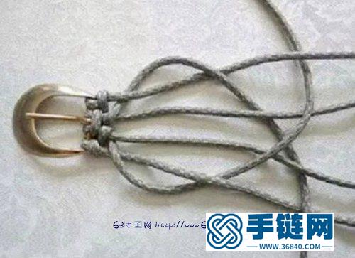 用繩子手工編織腰帶的方法 腰帶編織方法圖解