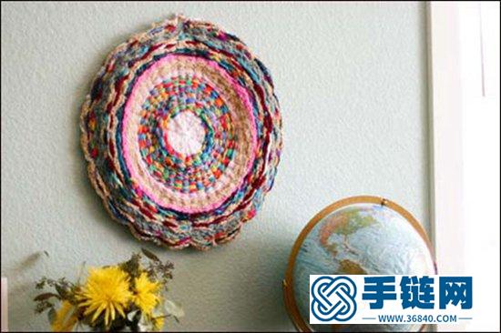 呼啦圈巧利用 編織實用的家用小地墊、地毯