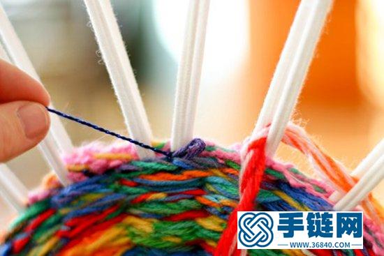 呼啦圈巧利用 編織實用的家用小地墊、地毯